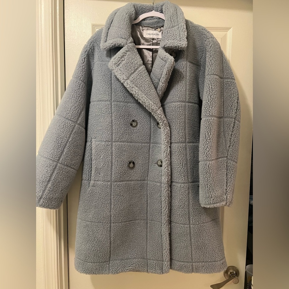 Double Breasted Faux Fur Teddy Coat